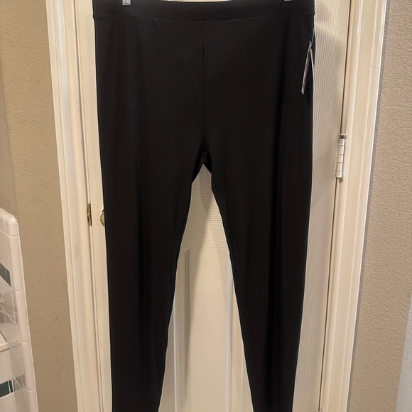 32 DEGREE HEAT - Black Women’s Ribbed Leggings. Size XXL New With Tags - Picture 8 of 10